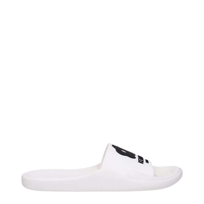 Kenzo White Cotton Slippers