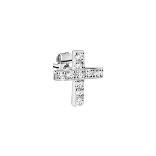 LA PETITE STORY JEWELRY Mod. LPS02ARQ07 cross-shaped earring with crystals