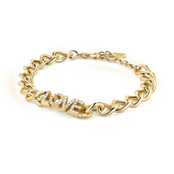 LA PETITE STORY JEWELRY Mod. LPS05ASD35 gold bracelet with 'LOVE' design