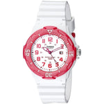 CASIO COLLECTION Mod. LADY DIVER - WHITE wristwatch, water-resistant, resin strap, quartz movement, official packaging