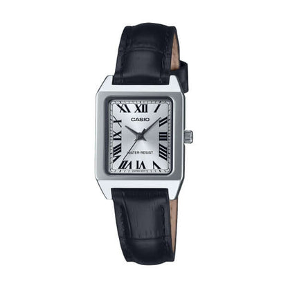 CASIO COLLECTION Mod. TANK LEATHER - WHITE WATCHES