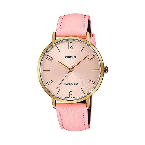 CASIO COLLECTION Mod. MINIMAL GOLD, LEATHER - PINK-0