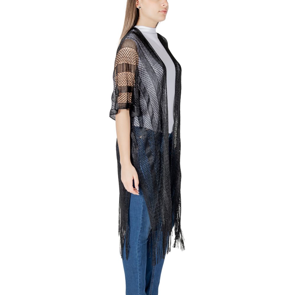 Liu Jo Black Polyester Scarf