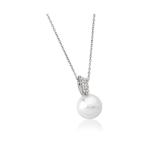 Elegant pearl pendant necklace from MAJORICA JEWELRY Mod. 16355.01.2.000.010.1 on a delicate chain.