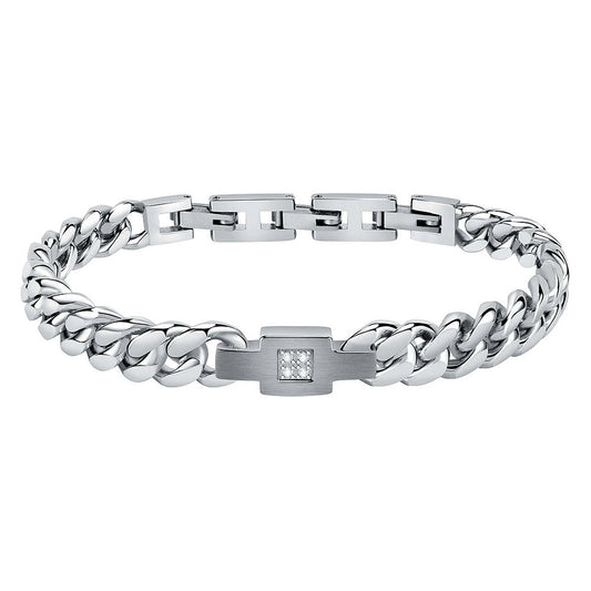 Gent's silver bracelet, MORELLATO MOD. SAUK07, featuring elegant design and premium craftsmanship.