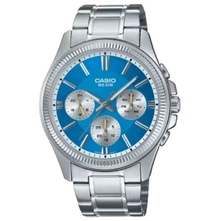 CASIO COLLECTION Mod. MULTIFUNCTION CALENDAR - LIGHT BLUE-0