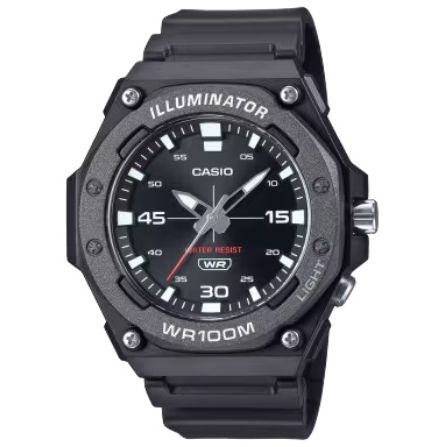 CASIO SPORT Mod. DIVER - ILLUMINATOR WR 100MT - BLACK-0