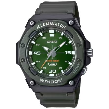 CASIO SPORT Mod. DIVER - ILLUMINATOR WR 100MT - ARMY GREEN-0