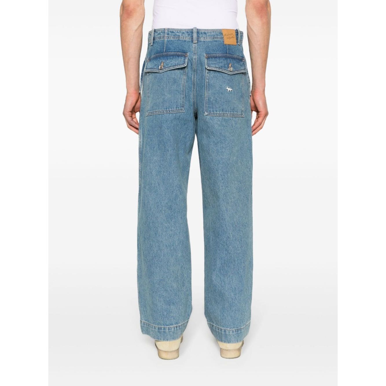 Maison Kitsuné MAISON KITSUNE' Jeans Clear Blue Jeans