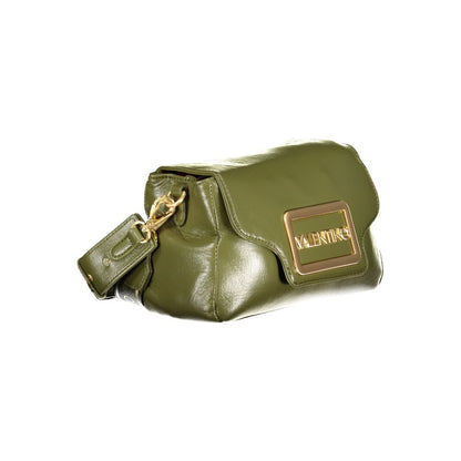 Mario Valentino Green Polyethylene Handbag with logo and adjustable strap