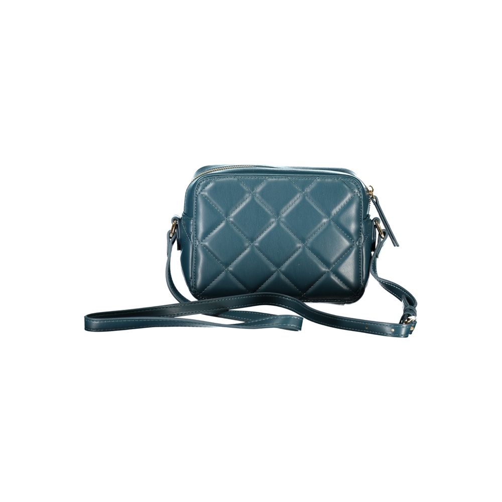 Mario Valentino Green Polyethylene Women Handbag with adjustable strap, elegant design, spacious interior, and contrasting details.