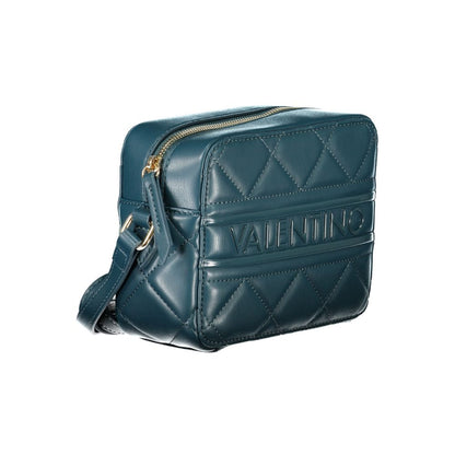 Mario Valentino Green Polyethylene Women Handbag with adjustable strap and zip closure, featuring elegant design and spacious interior.