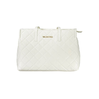Mario Valentino White Polyethylene Handbag