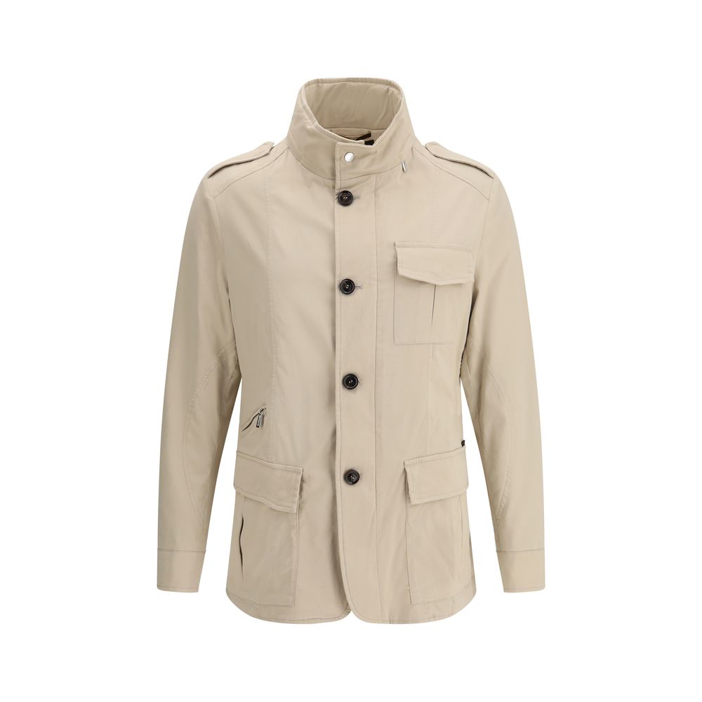 MooRER Beige Cotton Coat