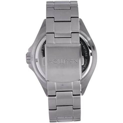 NAUTICA Mod. NAPCPS904 Gent Quartz Analog Watch Bracelet, 5 ATM Water Resistant, 46mm Case, Mineral Dial, Official Box Included