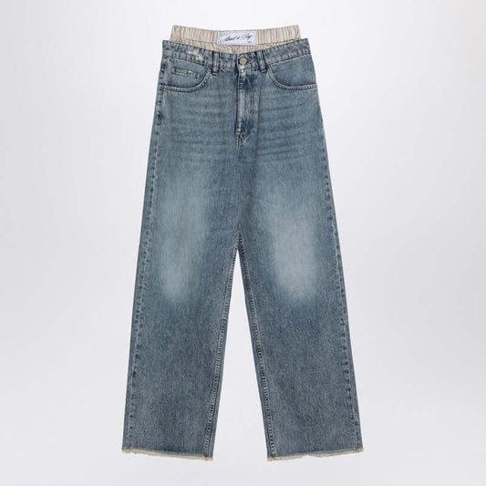 Erika Cavallini Leone Jeans in light washed denim P4WW34CO/P_ERIKA-Z94-0_102