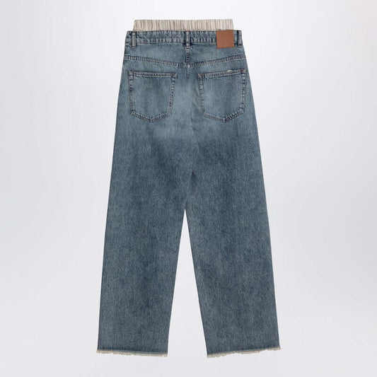 Erika Cavallini Leone Jeans in light washed denim P4WW34CO/P_ERIKA-Z94-0_102