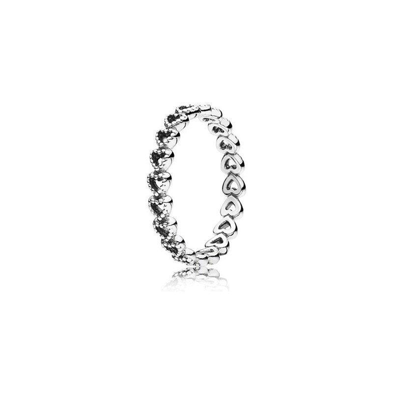 PANDORA Mod. 190980-52 silver 925° lady's ring, quartz movement, water resistant 5 ATM, calendar function, in official packaging.