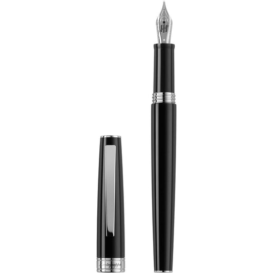Black fountain pen with cap - PENNE MONTEGRAPPA MOD. ISA1R3AC