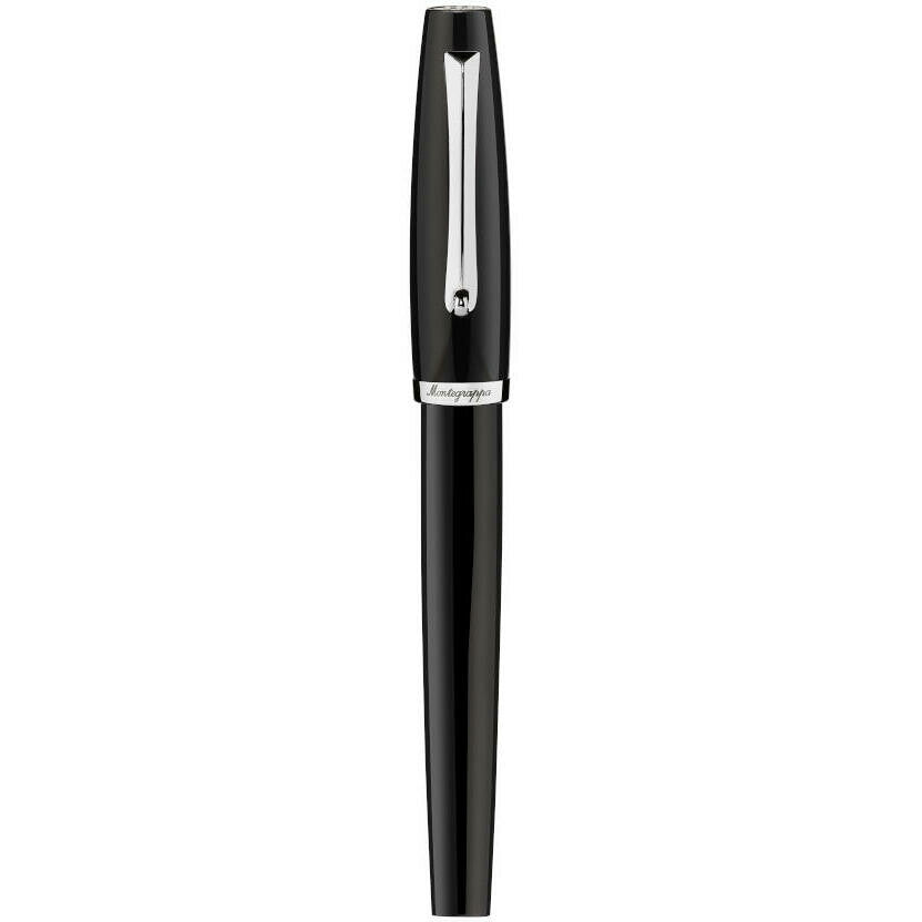 PENNE MONTEGRAPPA MOD. ISMANRIC black luxury pen with silver accents