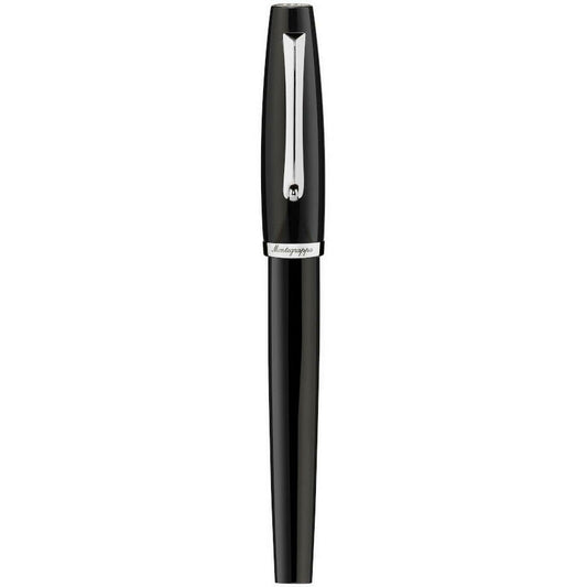 PENNE MONTEGRAPPA MOD. ISMANRIC black luxury pen with silver accents