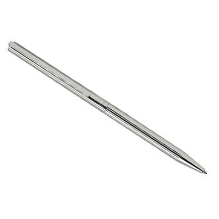 PENNE S-T- DUPONT MOD. 045170N elegant silver pen with sleek design