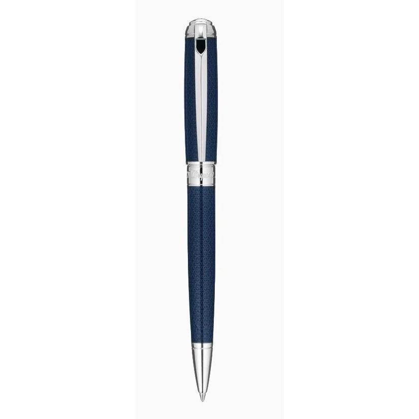 PENNE S-T- DUPONT MOD. 415104M luxury pen with sleek design and blue barrel