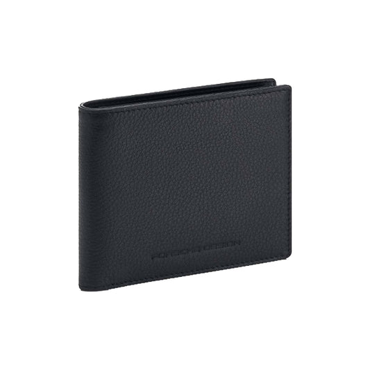 PORSCHE PELLETTERIA MOD. OSO09903-001 black leather wallet