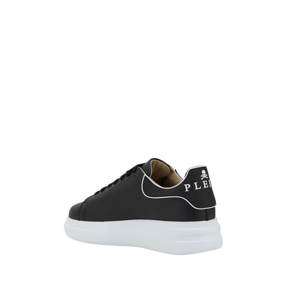 Philipp Plein Black Rubber Low Top Sneakers