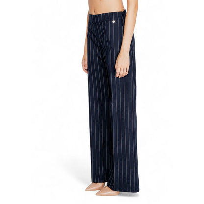 Rinascimento Blue Polyester Dress Pants