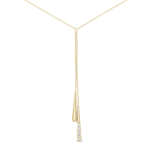 STROILI Mod. 1694974: Elegant gold and diamond pendant necklace, stylish jewelry piece from Stroili Jewels collection.