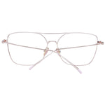 Scotch & Soda Gold Women Glasses Frame in metal square full-rim design with demo lenses, includes branded case. Dimensions: 55x43, bridge 14.