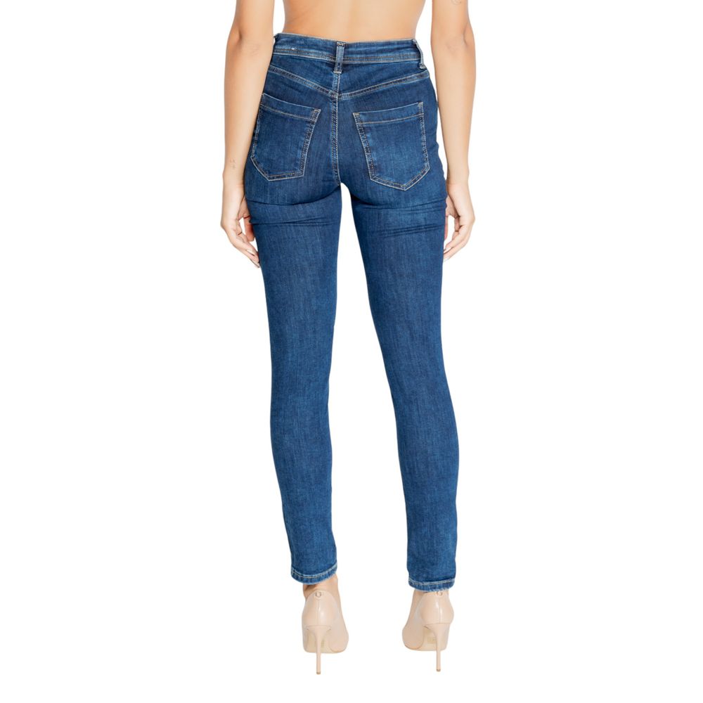 Street One Blue Cotton Mom Jeans