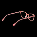 TED BAKER MOD. TBB960 48154 vibrant pink eyeglasses frame, side view on black background