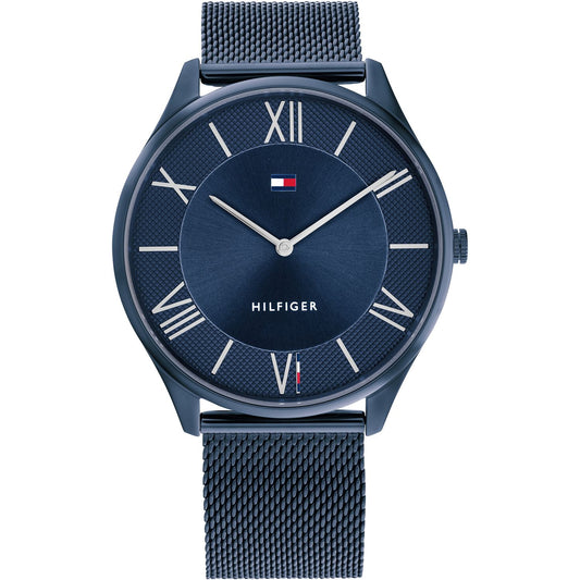 TOMMY HILFIGER Mod. 1710514 gent's quartz analog watch with 43mm case, mineral dial, water-resistant 3 ATM, in official box