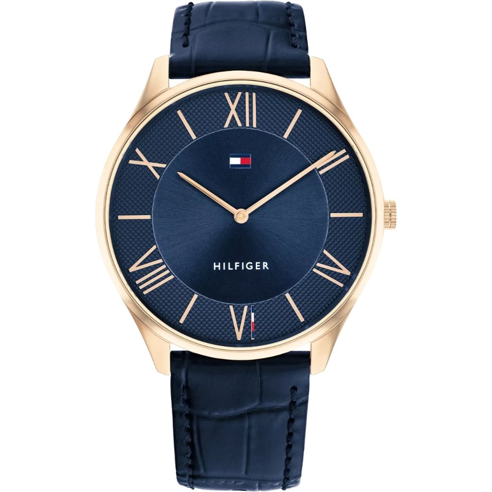 TOMMY HILFIGER Mod. 1710517 watch for gents with quartz analog movement, 43mm case, mineral dial, 3 ATM water resistance, official box.