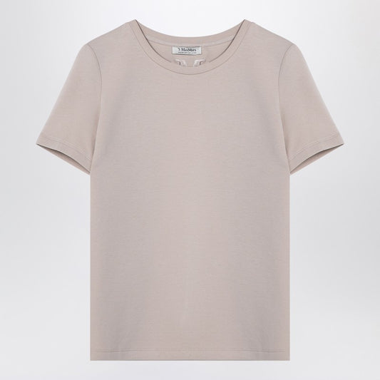 S Max Mara Écru cotton-blend T-shirt TUBOCO/P_MAXS-001_323