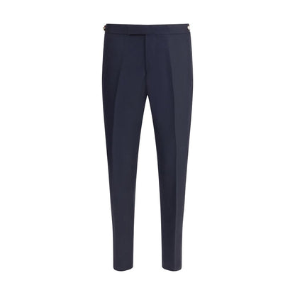 Thom Browne Blue Wool Casual Pants