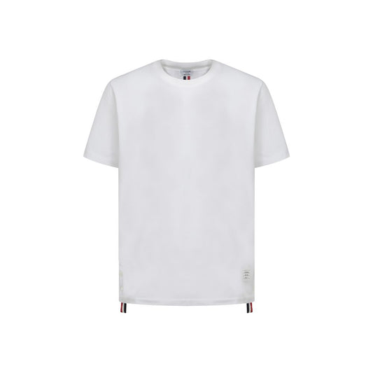 Thom Browne White Cotton T-Shirt