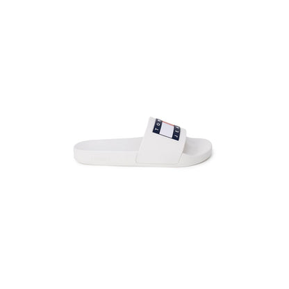 Tommy Hilfiger Jeans White Polyethylene Slippers