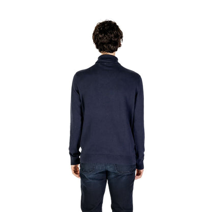 U.S. POLO ASSN. Blue Cotton Turtleneck