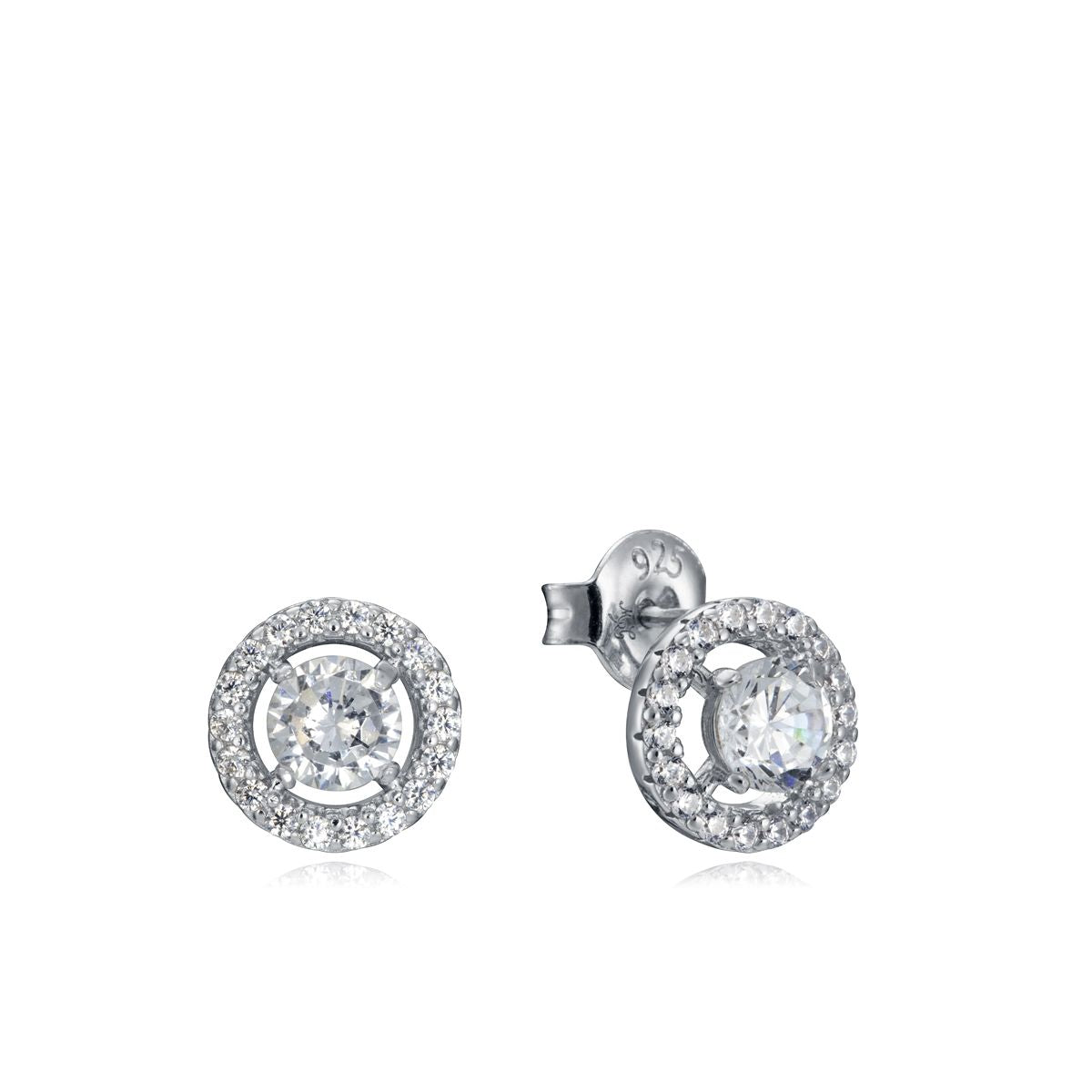 VICEROY JEWELS Mod. 13013E000-30 silver 925° lady earrings with quartz analog movement in official box, water resistant 3 ATM.