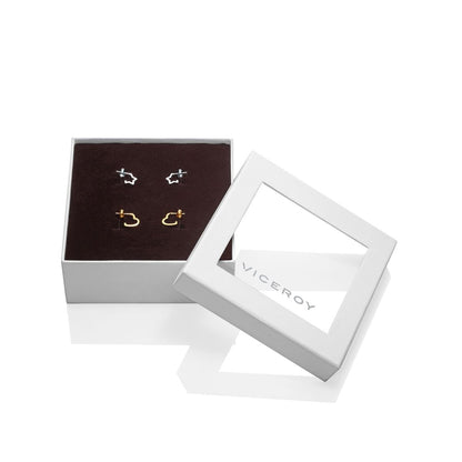 VICEROY JEWELS Mod. 5126K100-09 lady's earrings in official box, silver 925°, quartz analog dial, water resistant 5 ATM.