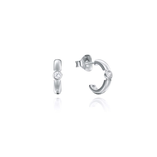 Silver 925° earrings by VICEROY JEWELS Mod. 71036E000-38, quartz analog, 3 ATM water-resistant, in official box, 38mm case.