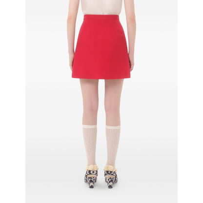 Valentino Crepe Couture Skirt Skirts