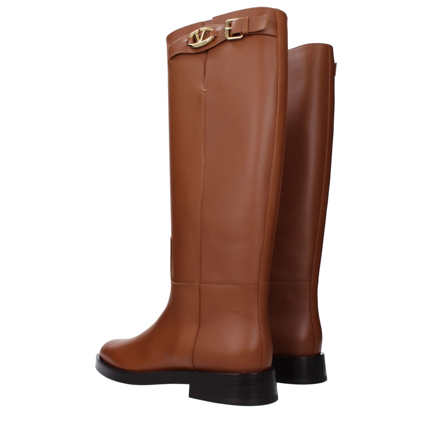 Valentino Garavani Brown Leather Boots