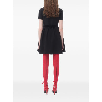 Valentino crepe couture short dress with bows Dresses