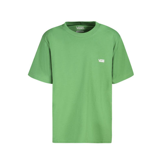 Vans Green Cotton T-Shirt, short sleeve, classic fit, crew neck with logo print