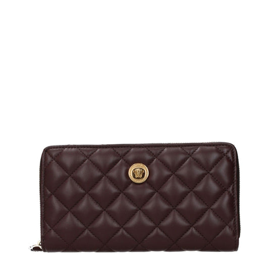 Versace Brown Leather Wallet
