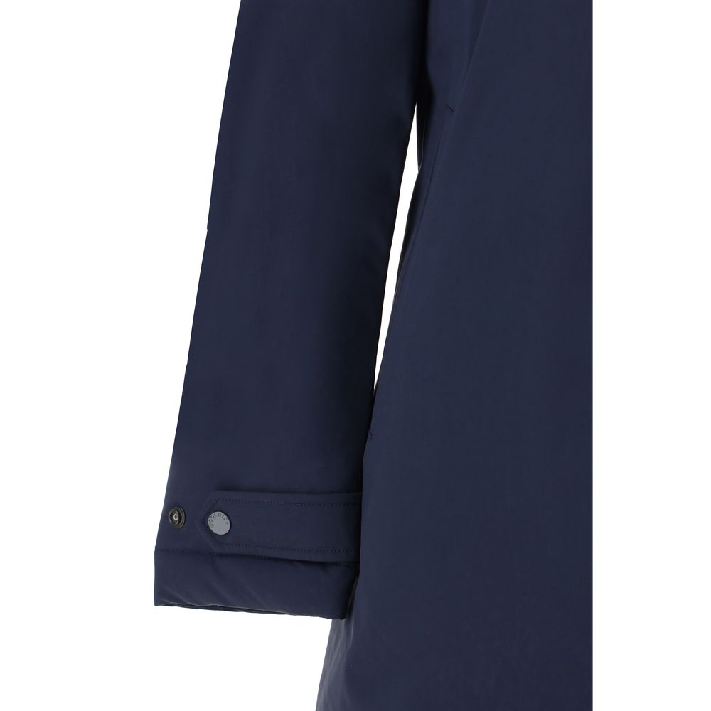 Woolrich Blue Polyester Coat